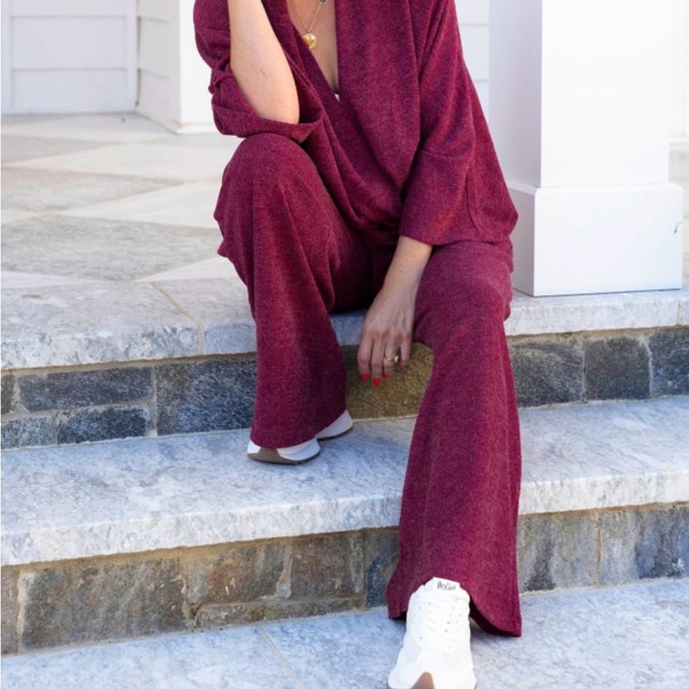 Elegant Burgundy Set